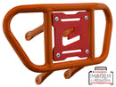 Crosspro - Front Bumper CR02 For Yamaha YFZ 450R-Orange Tube / Red Plate