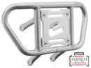 Crosspro - Front Bumper CR02 For Yamaha YFM 700 Raptor-Ice Polish Tube / White Plate