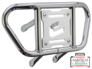 Crosspro - Front Bumper CR02 For Yamaha YFZ 450R-Polish Tubo / White Plate