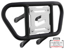 Crosspro - Front Bumper CR02 For Yamaha YFZ 450R-Textured Black Tube / White Plate