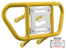 Crosspro - Front Bumper CR02 For Yamaha YFM 700 Raptor-Yellow Tube / White Plate