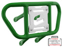 Crosspro - Front Bumper CR02 For Yamaha YFM 660 Raptor-Green Tube / White Plate