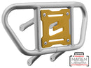 Crosspro - Front Bumper CR02 For Yamaha YFM 700 Raptor-Ice Polish Tube / Yellow Plate