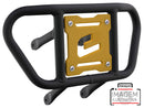 Crosspro - Front Bumper CR02 For Yamaha YFZ 450R-Textured Black Tube / Yellow Plate