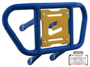 Crosspro - Front Bumper CR02 For Yamaha YFM 700 Raptor-Blue Tube / Yellow Plate
