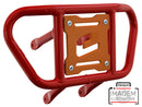 Crosspro - Front Bumper CR02 For Yamaha YFM 700 Raptor-Red Tube / Orange Plate