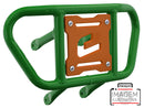 Crosspro - Front Bumper CR02 For Yamaha YFM 660 Raptor-Green Tube / Orange Plate