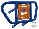 Crosspro - Front Bumper CR02 For Yamaha YFM 700 Raptor-Blue Tube / Orange Plate