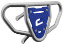 Crosspro - Front Bumper CR03 For Suzuki LT-R 450-Ice Polish Tube / Blue Plate
