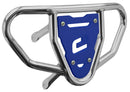 Crosspro - Front Bumper CR03 For Suzuki LT-R 450-Polish Tubo / Blue Plate