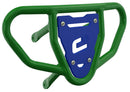 Crosspro - Front Bumper CR03 For Suzuki LT-R 450-Green Tube / Blue Plate