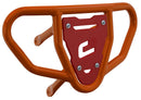 Crosspro - Front Bumper CR03 For Suzuki LT-R 450-Orange Tube / Red Plate