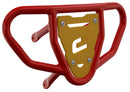 Crosspro - Front Bumper CR03 For Suzuki LT-R 450-Red Tube / Yellow Plate