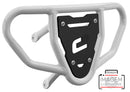 Crosspro - Front Bumper CR03 For Yamaha YFZ 450-White Tube / Black Plate