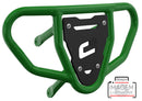 Crosspro - Front Bumper CR03 For Yamaha YFZ 450-Green Tube / Black Plate