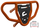 Crosspro - Front Bumper CR03 For Yamaha YFZ 450-Orange Tube / Black Plate
