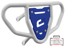 Crosspro - Front Bumper CR03 For 450 XC (ATV), 525 XC (ATV), KTM 450 SX (ATV), 505 SX (ATV)-White Tube / Blue Plate