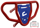 Crosspro - Front Bumper CR03 For Yamaha YFZ 450-Red Tube / Blue Plate