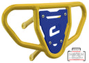 Crosspro - Front Bumper CR03 For Yamaha YFZ 450-Yellow Tube / Blue Plate