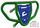 Crosspro - Front Bumper CR03 For Yamaha YFZ 450-Green Tube / Blue Plate
