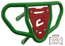 Crosspro - Front Bumper CR03 For Yamaha YFZ 450-Green Tube / Red Plate