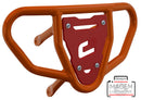 Crosspro - Front Bumper CR03 For 450 XC (ATV), 525 XC (ATV), KTM 450 SX (ATV), 505 SX (ATV)-Orange Tube / Red Plate