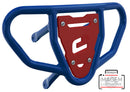Crosspro - Front Bumper CR03 For Yamaha YFZ 450-Blue Tube / Red Plate