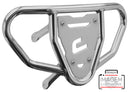 Crosspro - Front Bumper CR03 For Yamaha YFZ 450-Polish Tubo / White Plate