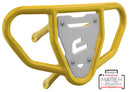 Crosspro - Front Bumper CR03 For Yamaha YFZ 450-Yellow Tube / White Plate