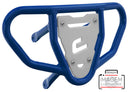 Crosspro - Front Bumper CR03 For Yamaha YFZ 450-Blue Tube / White Plate