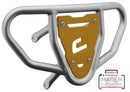 Crosspro - Front Bumper CR03 For 450 XC (ATV), 525 XC (ATV), KTM 450 SX (ATV), 505 SX (ATV)-Ice Polish Tube / Yellow Plate