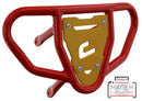 Crosspro - Front Bumper CR03 For Yamaha YFZ 450-Red Tube / Yellow Plate