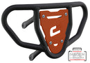 Crosspro - Front Bumper CR03 For 450 XC (ATV), 525 XC (ATV), KTM 450 SX (ATV), 505 SX (ATV)-Textured Black Tube / Orange Plate