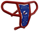 Crosspro - Front Bumper CR04 For Suzuki LT-R 450-Red Tube / Blue Plate