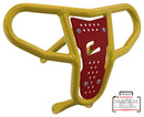 Crosspro - Front Bumper CR04 For Yamaha YFZ 450-Yellow Tube / Red Plate