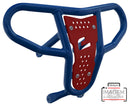 Crosspro - Front Bumper CR04 For Yamaha YFZ 450-Blue Tube / Red Plate