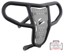 Crosspro - Front Bumper CR04 For Yamaha YFZ 450-Textured Black Tube / White Plate