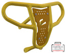 Crosspro - Front Bumper CR04 For Yamaha YFM 700 Raptor-Yellow Tube / Yellow Plate