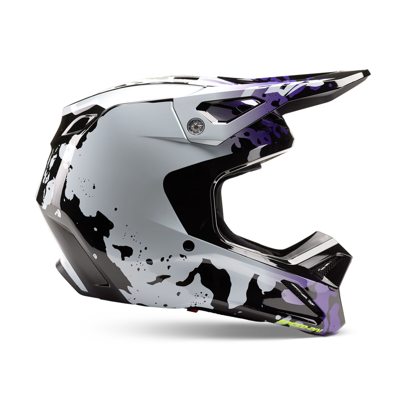 fox shaped motorcycle helmet Racing Unisex V3 Motocross Dirt Bike Helmet, Black, X-Small : Automotive Providing class Fox Racing - V1 Morphic