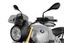 Short windshield for »VINTAGE« cockpit fairing for the R nine T. Available in transparent, smoky and yellow. 