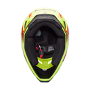 Fox Racing - YTH V1 Statk Helmet-Red/Yellow (30484-080)