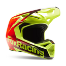 Fox Racing - YTH V1 Statk Helmet-Red/Yellow (30484-080)