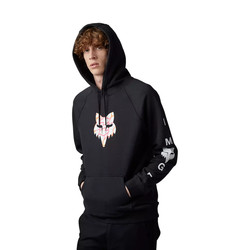 Fox Racing - Ryvr Raglan Pullover Hoodie-Black (30577-001)