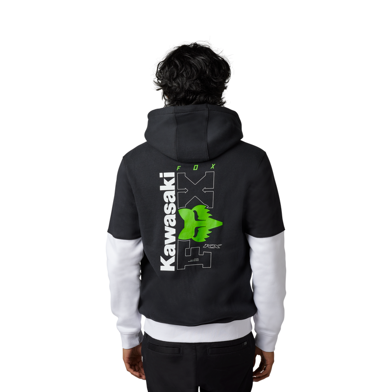 新品未使用　カワサキ　BIGPOCKET HOODIE Fox Racing - Fox X Kawasaki Zip Hoodie