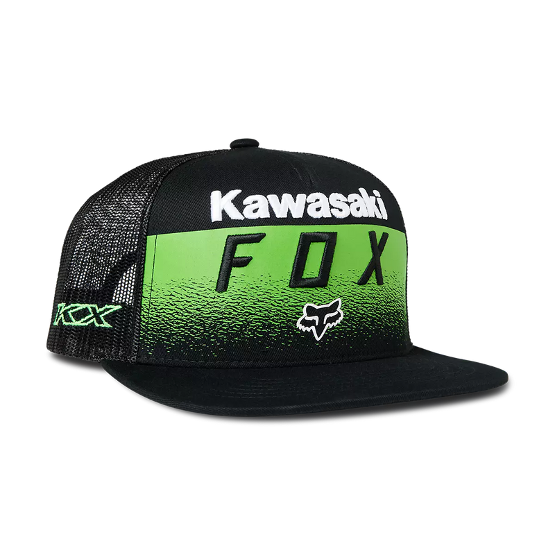 KHIキャップ Fox Racing - Fox X Kawasaki Snapback Hat