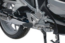 ERGO Footrest lowering for R1200RT offers a relaxed seating position and reduced the knee angle. Machined from solid aluminium.