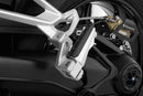 Approx. 45 mm lower compared to the position of the original footrests