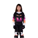Fox Racing - Youth Girls 180 Flora Jersey-Black/Pink (31434-285)