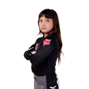 Fox Racing - Youth Girls Blackout Jersey-Black/Black (31435-021)
