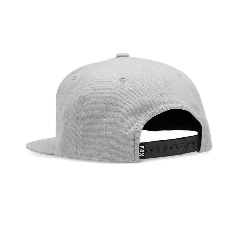 191972861727 31641-172OS FOX HEAD SNAPBACK HAT  Steel Gray